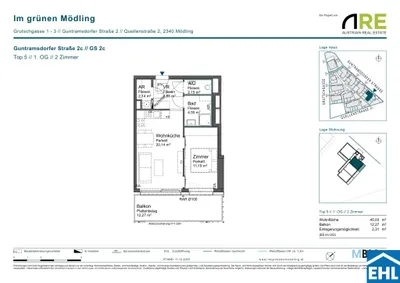 Immobilie kaufen in Mödling – 45,03 m², € 267.000 – Bild 9 von 9