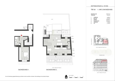 2-Zimmer-Wohnung mieten in Wien – 74,71 m², € 1.878 – Bild 8 von 8