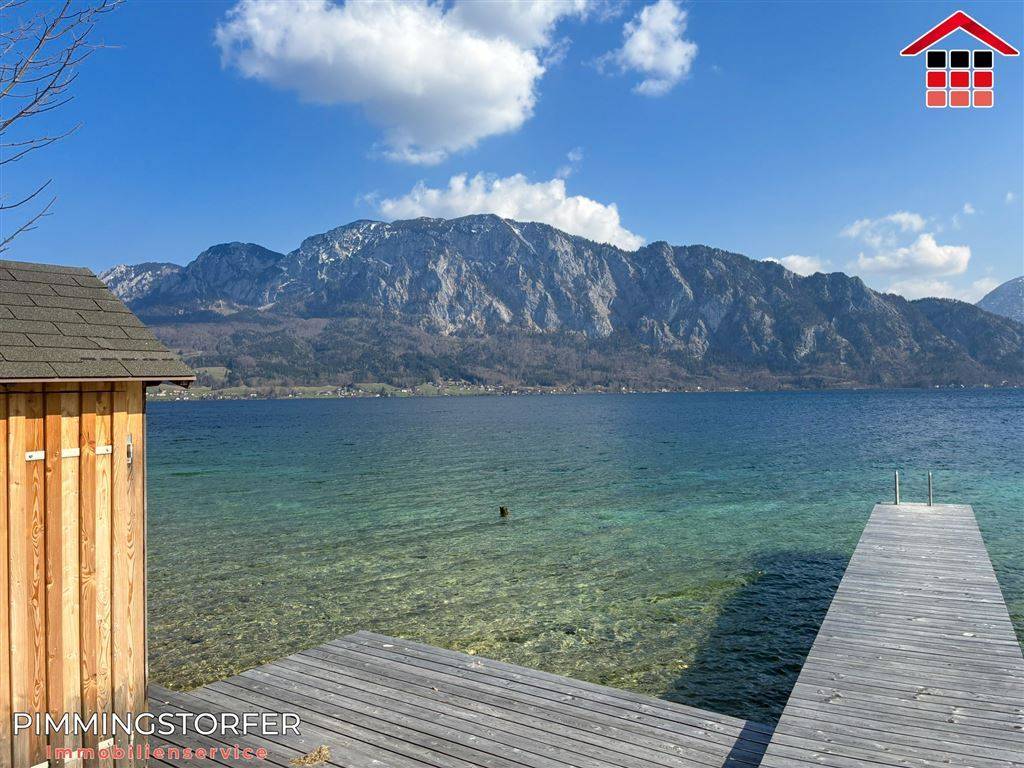 Rarität am Attersee - Liegenschaft in erhöhter Lage mit See- und Gebirgsblick inkl. Seezugang! - Ansicht 2
