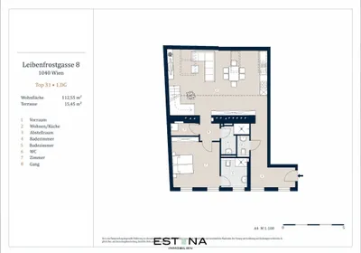 3-Zimmer-Wohnung kaufen in Wien – 112,55 m², € 998.000 – Bild 11 von 12