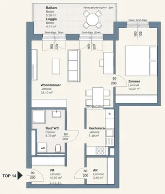 Wohnung zur Miete in 8020 Graz