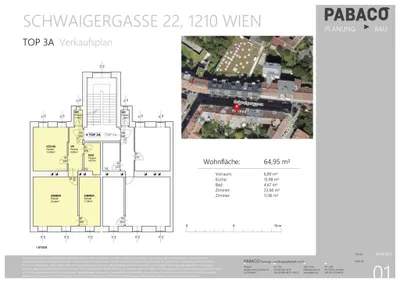 3-Zimmer-Wohnung kaufen in Wien – 64,95 m², € 299.000 – Bild 15 von 15