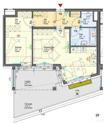 2-Zimmer-Wohnung mieten in Wien – 53,25 m², € 1.299 – Bild 13 von 14