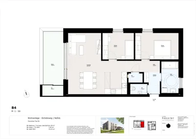 3-Zimmer-Wohnung mieten in Feldkirch – 73,03 m², € 1.641 – Bild 14 von 16