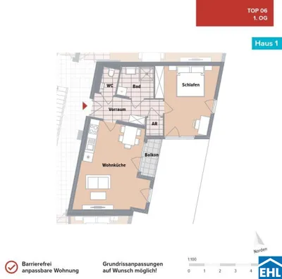 2-Zimmer-Wohnung kaufen in Wien – 52,28 m², € 300.200 – Bild 8 von 8