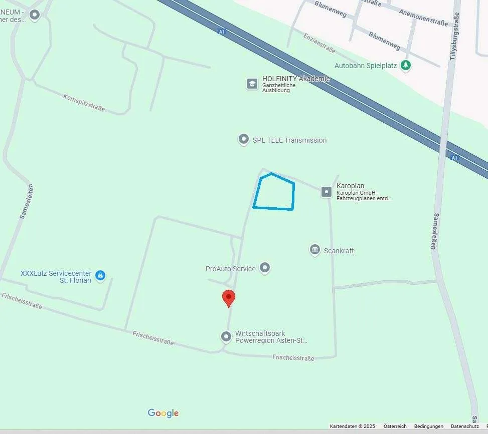 Grundstück mit B Widmung 3600 m² bis 8500 m² im Gewerbegebiet Samesleiten/St. Florian - gerne bauen wir auch Ihr Wunschprojekt - Ansicht 2