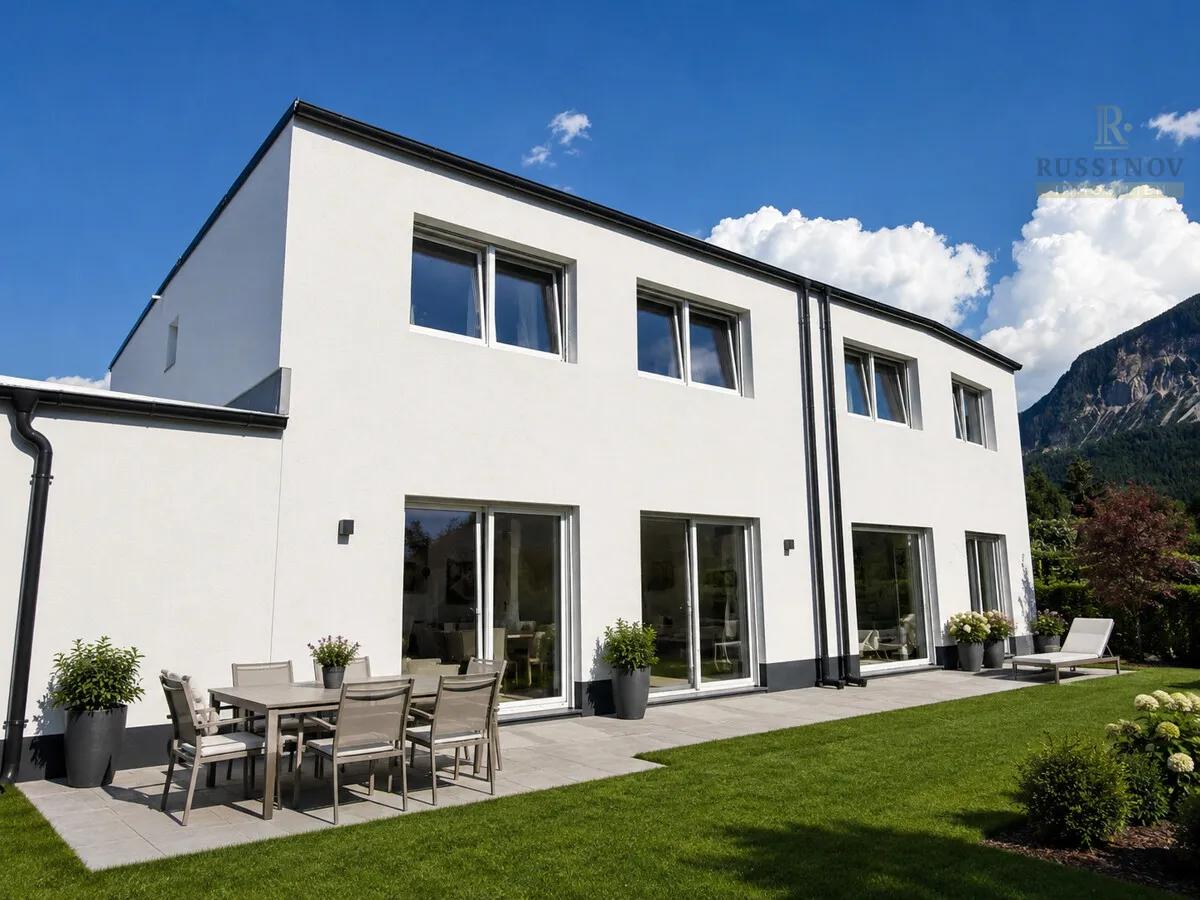 Schlüsselfertiges Reihenhaus - ERSTBEZUG! #Modern #Neubau #Karawankenblick - Ansicht 2