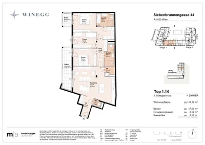 4-Zimmer-Wohnung kaufen in Wien – 117,16 m², € 896.800 – Bild 9 von 9