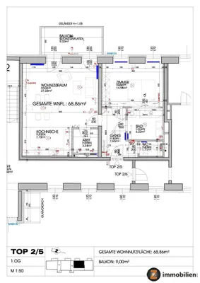 2-Zimmer-Wohnung mieten in Hartberg-Fürstenfeld – 68,86 m², € 751 – Bild 3 von 10