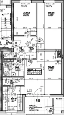3-Zimmer-Wohnung mieten in Hollabrunn – 74,31 m², € 649 – Bild 2 von 9
