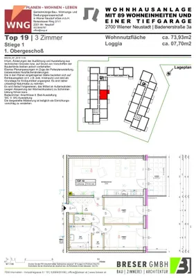 3-Zimmer-Wohnung mieten in Wiener Neustadt – 73,93 m², € 979 – Bild 10 von 10