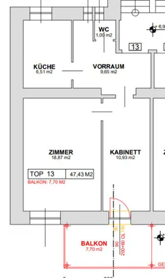 2-Zimmer-Wohnung kaufen in Wien – 46,42 m², € 178.900 – Bild 15 von 15