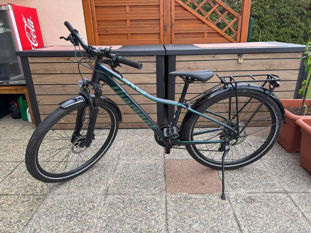 leichtes und sicheres fahrradschloss Fahrradschloss mit Vierkant-Kette & Schlüssel 85/100cm – MIVELO main image 0