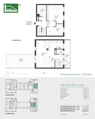 3-Zimmer-Wohnung mieten in Wien – 86,98 m², € 1.399 – Bild 17 von 17