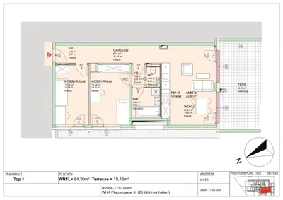 3-Zimmer-Wohnung kaufen in Wien – 64,3 m², € 314.018 – Bild 11 von 11