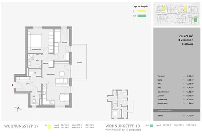 3-Zimmer-Wohnung mieten in Graz-Umgebung – 69,21 m², € 1.229 – Bild 9 von 9