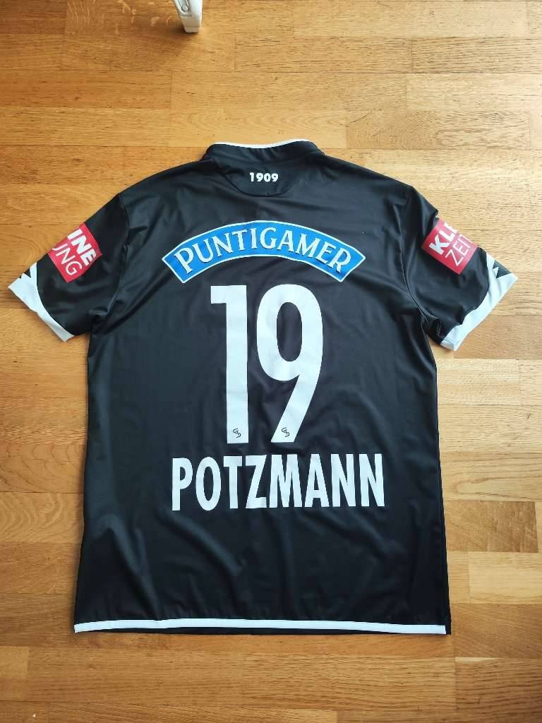 Sturm Graz M. Potzmann Nr. 19 Trikot matchworn BundesLiga 2017 - 2018 Österreich ( Rapid Wien, SV Mattersburg, SV Grödig, Lask Linz, Bad Waltersdorf, Austria Wien)