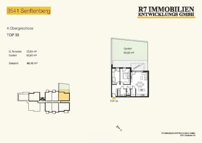 3-Zimmer-Wohnung kaufen in Krems Land – 76,18 m², € 389.900 – Bild 3 von 4