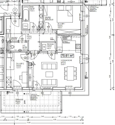 3-Zimmer-Wohnung mieten in Sankt Pölten Land – 75,61 m², € 883 – Bild 2 von 2