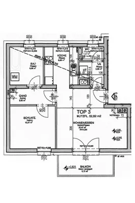 Wohnung mieten in Horn – 53,82 m², € 600 – Bild 4 von 4