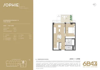 2-Zimmer-Wohnung kaufen in Wien – 45,28 m², € 530.500 – Bild 13 von 13
