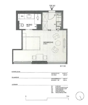 1-Zimmer-Wohnung mieten in Salzburg Stadt – 29,16 m², € 819 – Bild 5 von 5