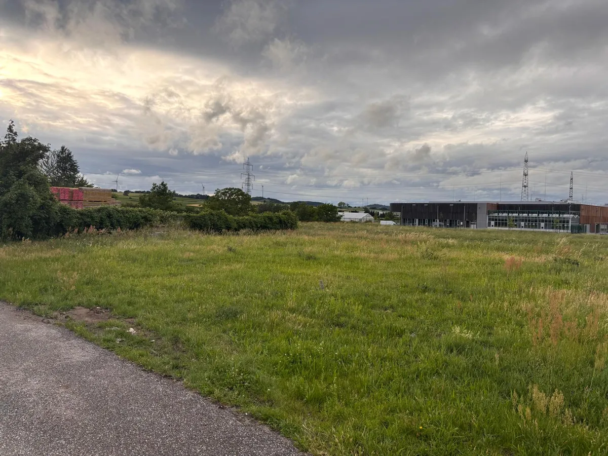 Grünfläche nahe der Autobahn - Möglichkeit für Lagerhalle, Lagerplatz, Werkstadt, etc. - dirket an der Autobahn - Ansicht 3