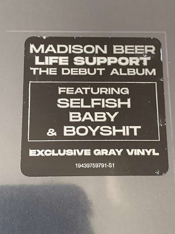 Madison Beer - Life Support Gray/Grey cheapest Vinyl