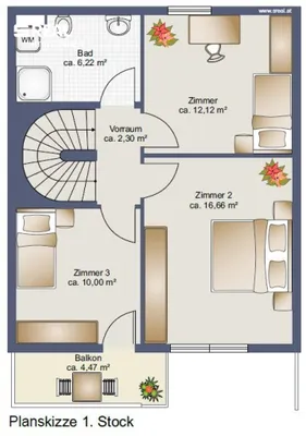 4-Zimmer-Haus mieten in Gmünd – 99 m², € 1.100 – Bild 36 von 36