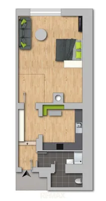 1-Zimmer-Wohnung mieten in Krems an der Donau – 63,65 m², € 698 – Bild 8 von 9