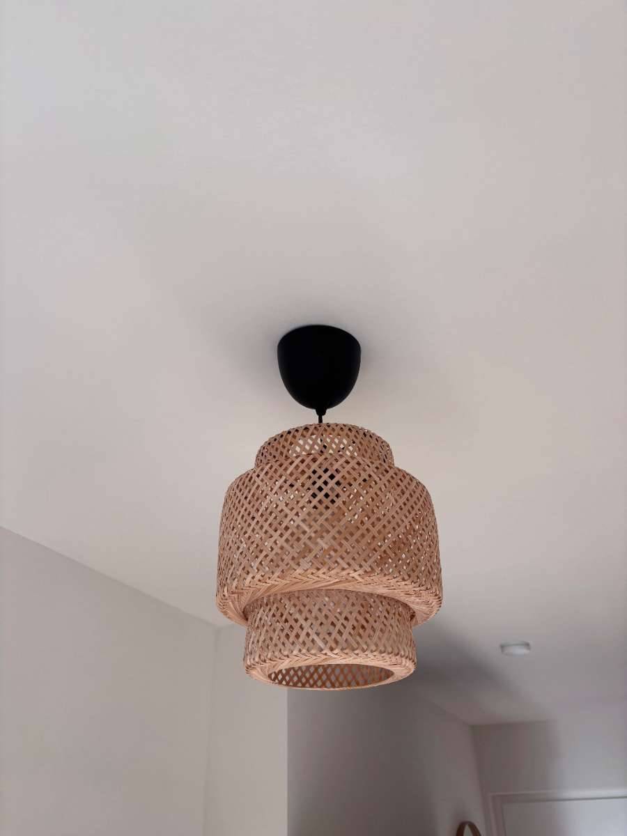 2 x SINNERLIG (IKEA) Hngeleuchte, Bambus/ Handarbeit, 27 cm,  20,- (8010  Jakomini) - willhaben