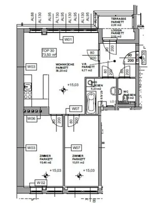 3-Zimmer-Wohnung kaufen in Wien – 73,5 m², € 380.000 – Bild 9 von 10