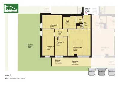 4-Zimmer-Wohnung mieten in Sankt Pölten – 84,27 m², € 1.160 – Bild 24 von 24
