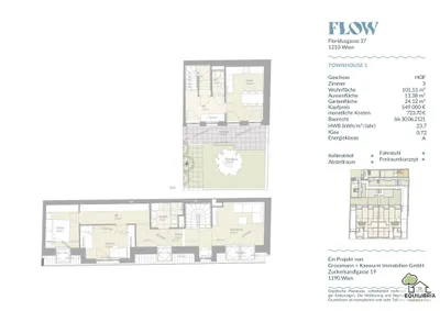 3-Zimmer-Immobilie kaufen in Wien – 101,51 m², € 549.000 – Bild 6 von 6