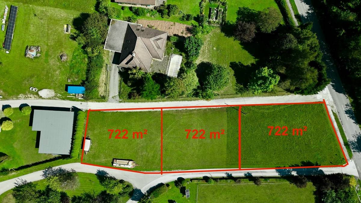 Baugrundstück Klagenfurt Land - Österreich, luxuriöse Villen in der Umgebung, eine grüne Oase der Ruhe – pohled 2