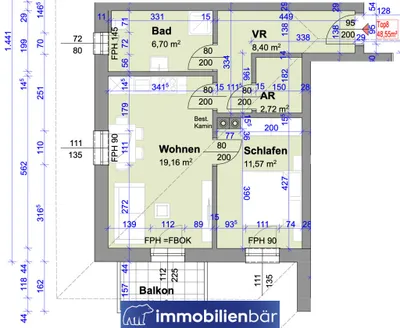2-Zimmer-Wohnung kaufen in Wels-Land – 50 m² – Bild 24 von 26