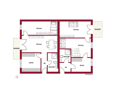 4-Zimmer-Wohnung kaufen in Wiener Neustadt Land – 74,87 m², € 149.000 – Bild 16 von 16