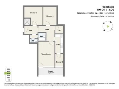 4-Zimmer-Wohnung kaufen in Linz Land – 105,95 m², € 245.000 – Bild 18 von 18