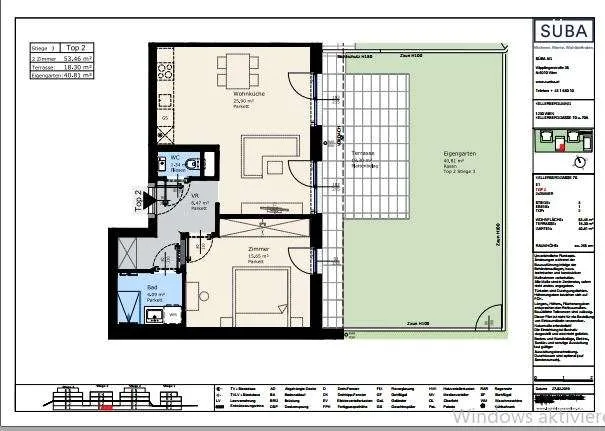 2-Zimmer-Gartenwohnung in Grünruhelage mit U6 Anbindung" - Ansicht 3