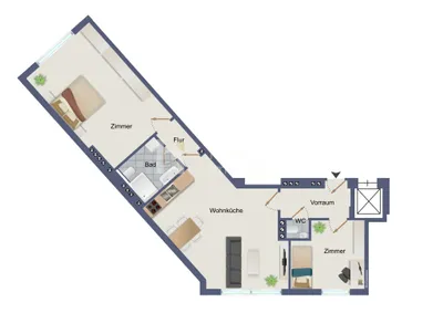 3-Zimmer-Wohnung kaufen in Wien – 77,79 m², € 539.000 – Bild 6 von 6