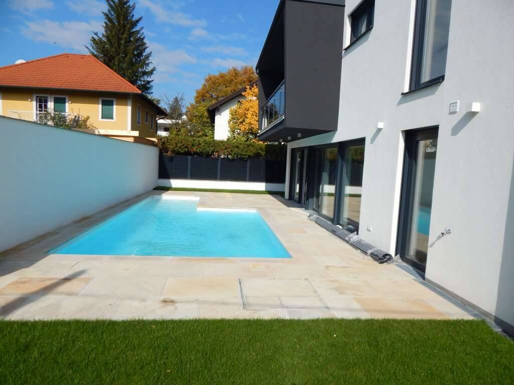 Luxuriöses Einfamilienhaus in Wien - 165m², 4 Zimmer, 3 Bäder, Pool, Garten, Balkon, Terrasse uvm. - Ansicht 2