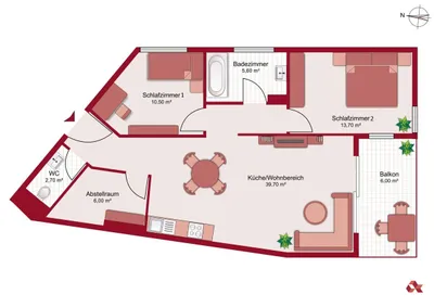 3-Zimmer-Wohnung mieten in Kufstein – 78,21 m², € 1.399 – Bild 13 von 13