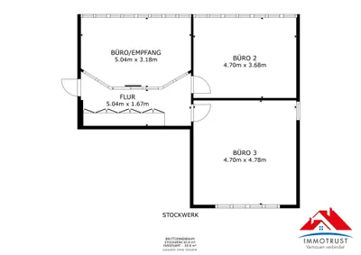 3-Zimmer-Gewerbeimmobilie mieten in Klagenfurt – 66 m², € 658 – Bild 15 von 15