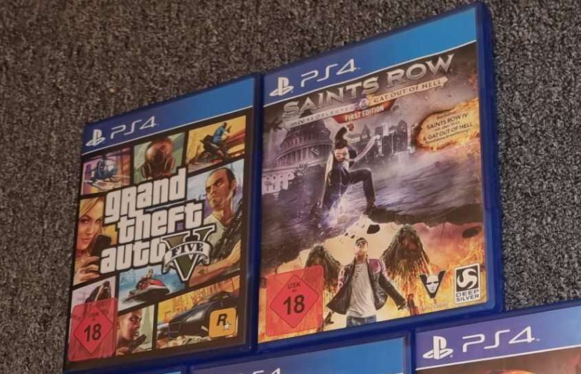 PS4 Spiele Bundle - GTA V & Saints Row
