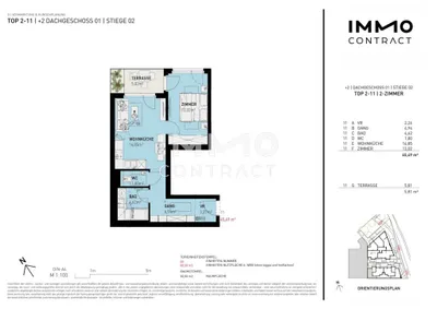 2-Zimmer-Wohnung kaufen in Wien – 45,49 m², € 277.500 – Bild 9 von 9