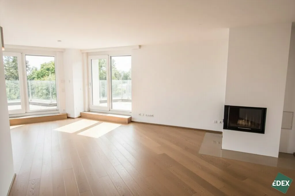 Blick über Wien: Traumhafte 3-Zimmer-Wohnung mit großer Dachterrasse in Ruhelage - Widok 2