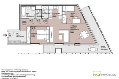3-Zimmer-Wohnung kaufen in Wien – 73,74 m², € 491.000 – Bild 13 von 14