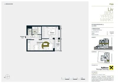 2-Zimmer-Wohnung kaufen in Wien – 40,91 m², € 290.000 – Bild 5 von 5