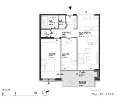 3-Zimmer-Wohnung kaufen in Wien – 78,13 m², € 449.000 – Bild 10 von 10
