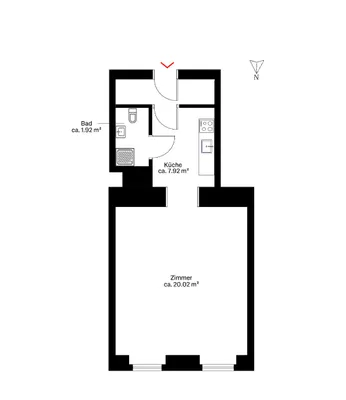 1-Zimmer-Wohnung kaufen in Wien – 29 m², € 155.000 – Bild 13 von 14